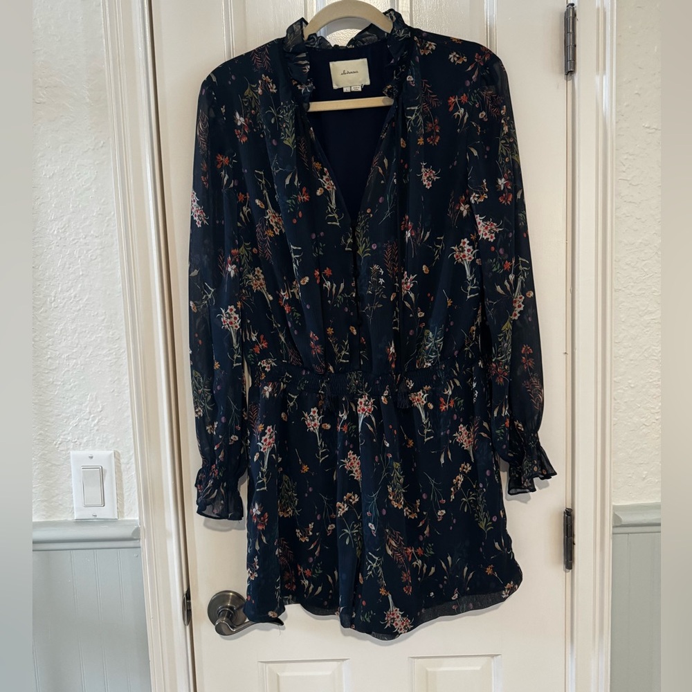 Anthropologie - Elevenses Floral Romper